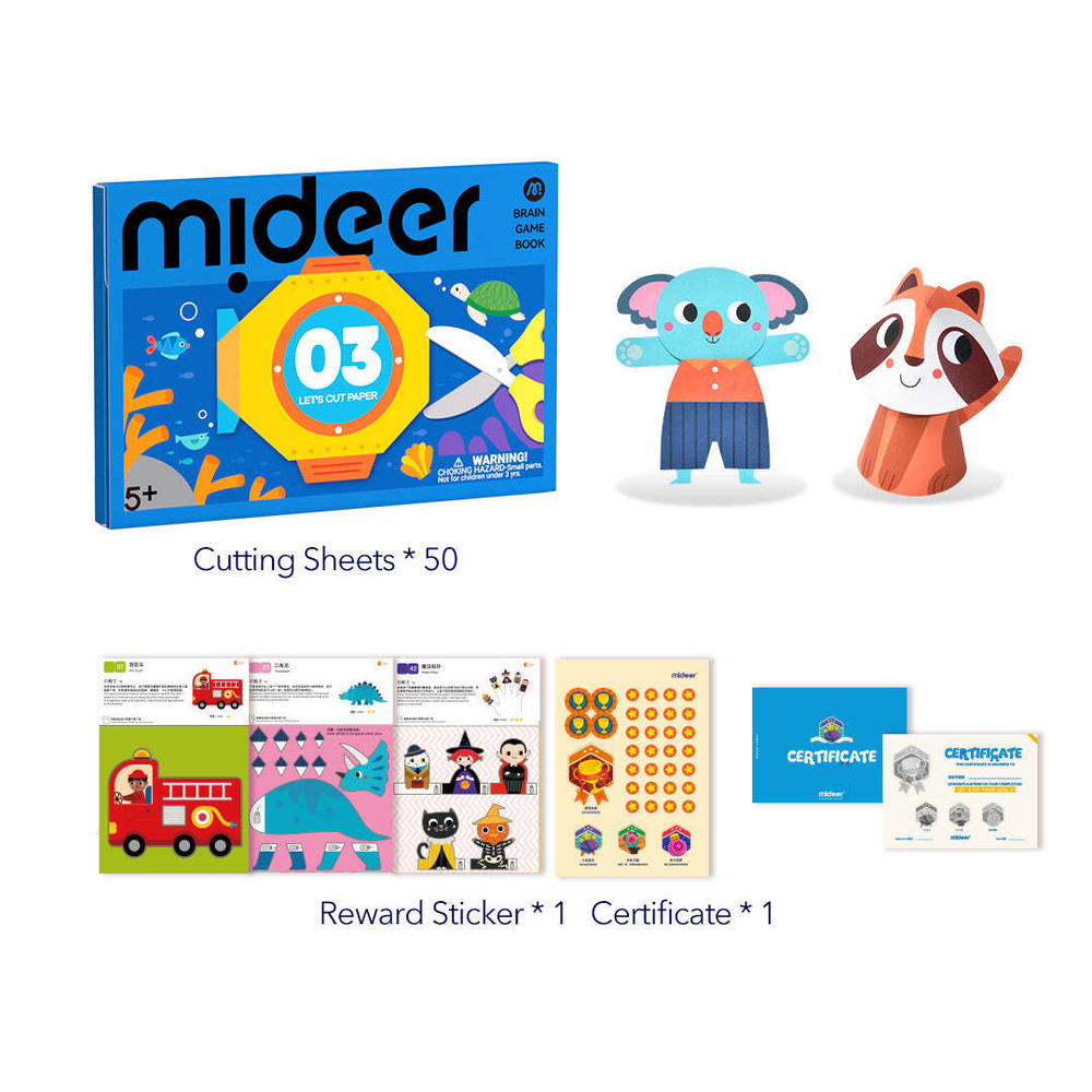 Развивающая тетрадь "Давай вырезать"