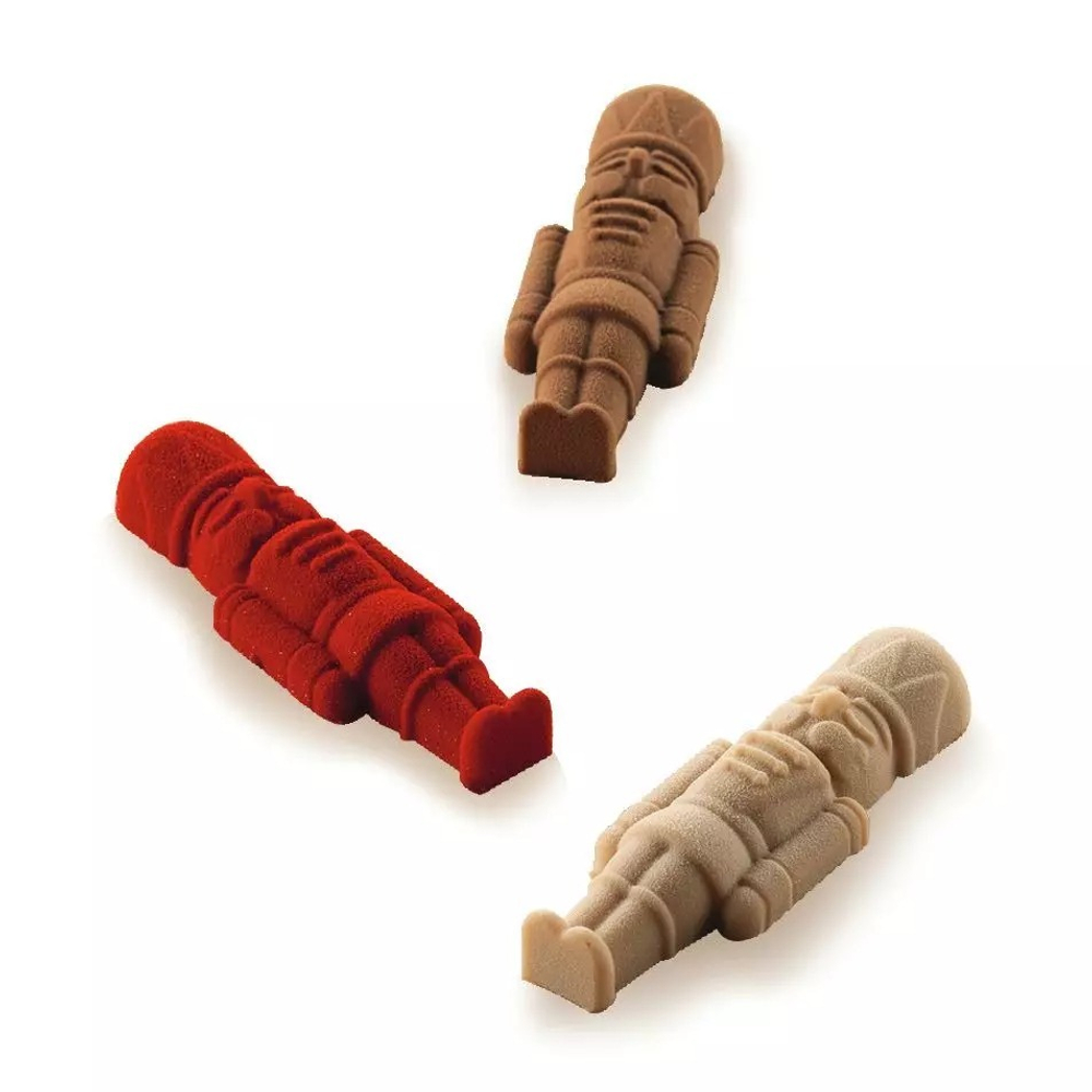 Силиконовая форма ИЗИ-ШОК «Щелкунчик» SCG065 Choco schiaccianoci Silikomart, Италия