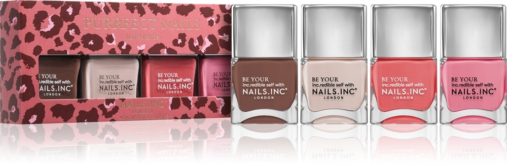Nails Inc. Purrfect Nails - набор лаков для ногтей,