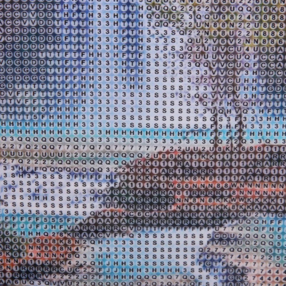 Алмазная мозаика на подрамнике с полным заполнением «МИР ЯРКИХ КРАСОК», райское место, 30*40см