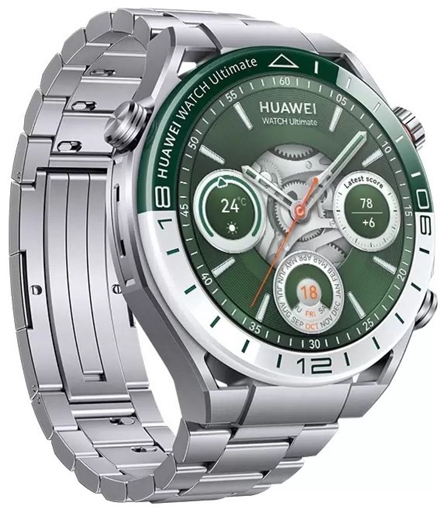 Смарт-часы Huawei Watch Ultimate WDS-B19 48 мм зеленый-серебристый