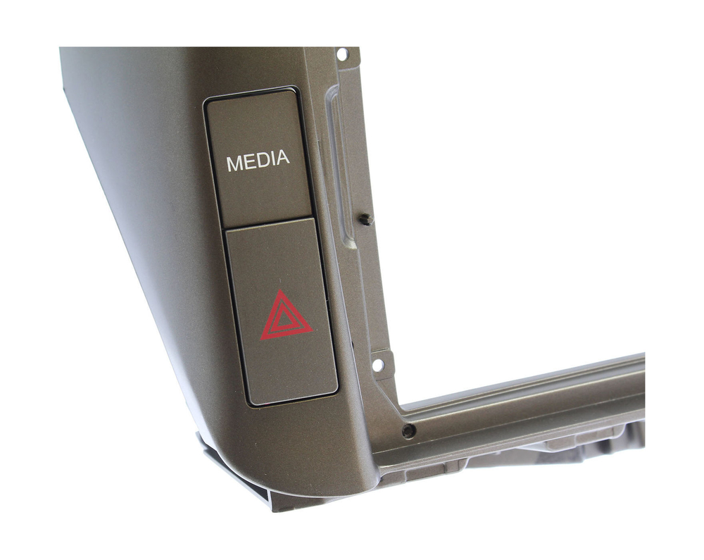 Комплект рамки с разъёмами 9"+can Toyota Prado 150 2009-2013 золото - Car-Smart 7041G