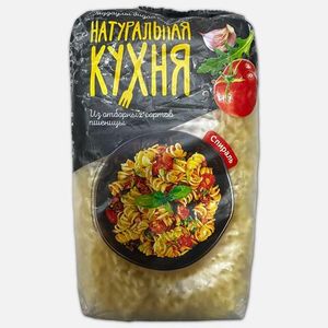 МАКАРОНЫ НАТУРАЛЬНАЯ КУХНЯ СПИРАЛЬ 400ГР