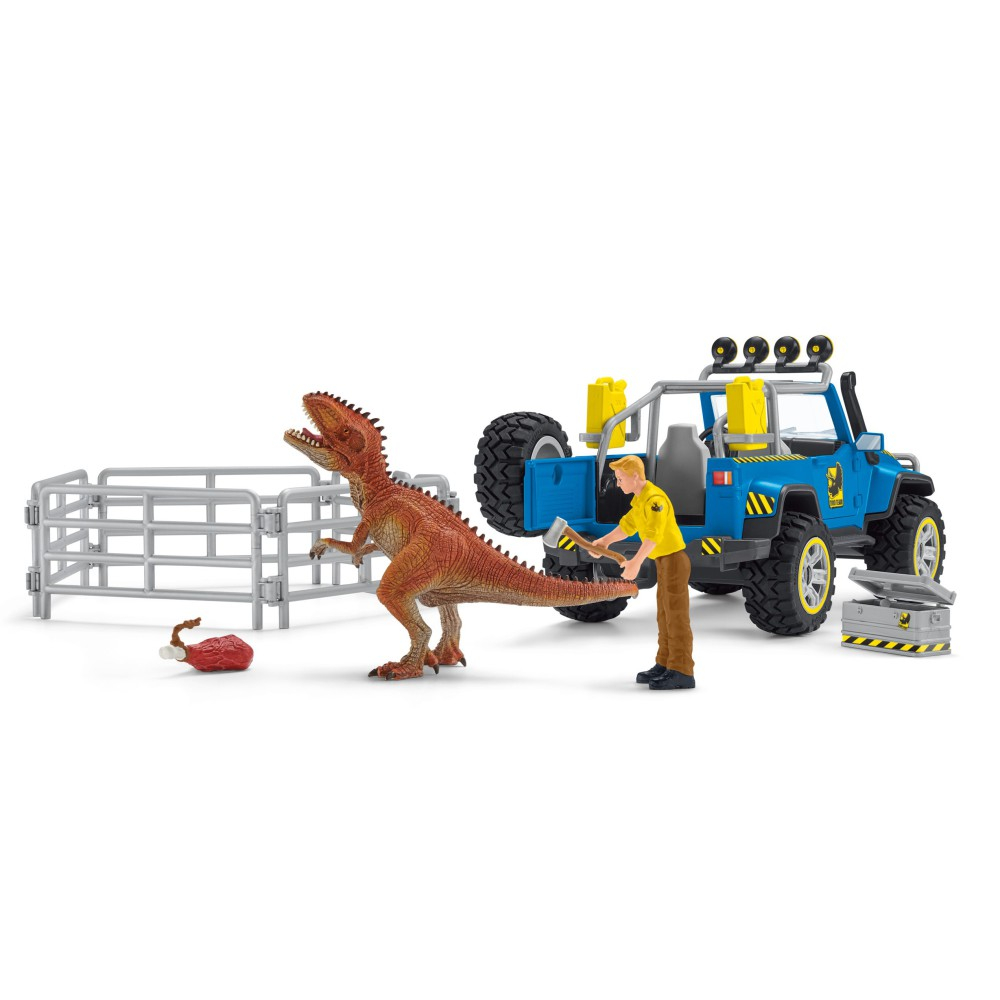 Schleich - Внедорожник с местом для динозавра 41464