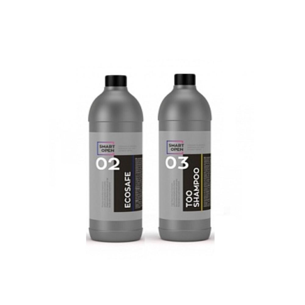 Набор шампуней для двухфазной мойки Smart Open 02 ECOSAFE +03 TOO SHAMPOO 1л