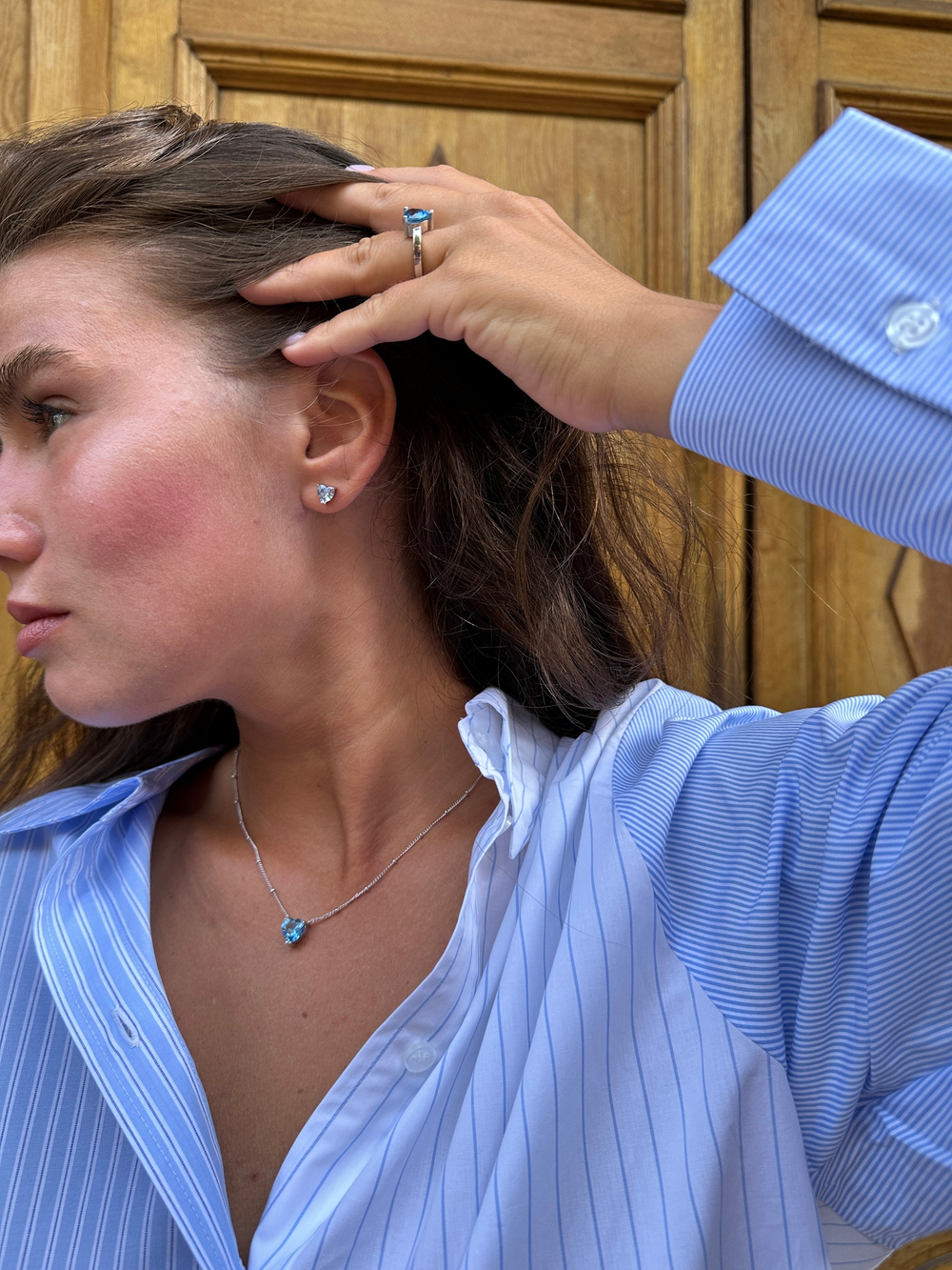 Серьги Shine Blue