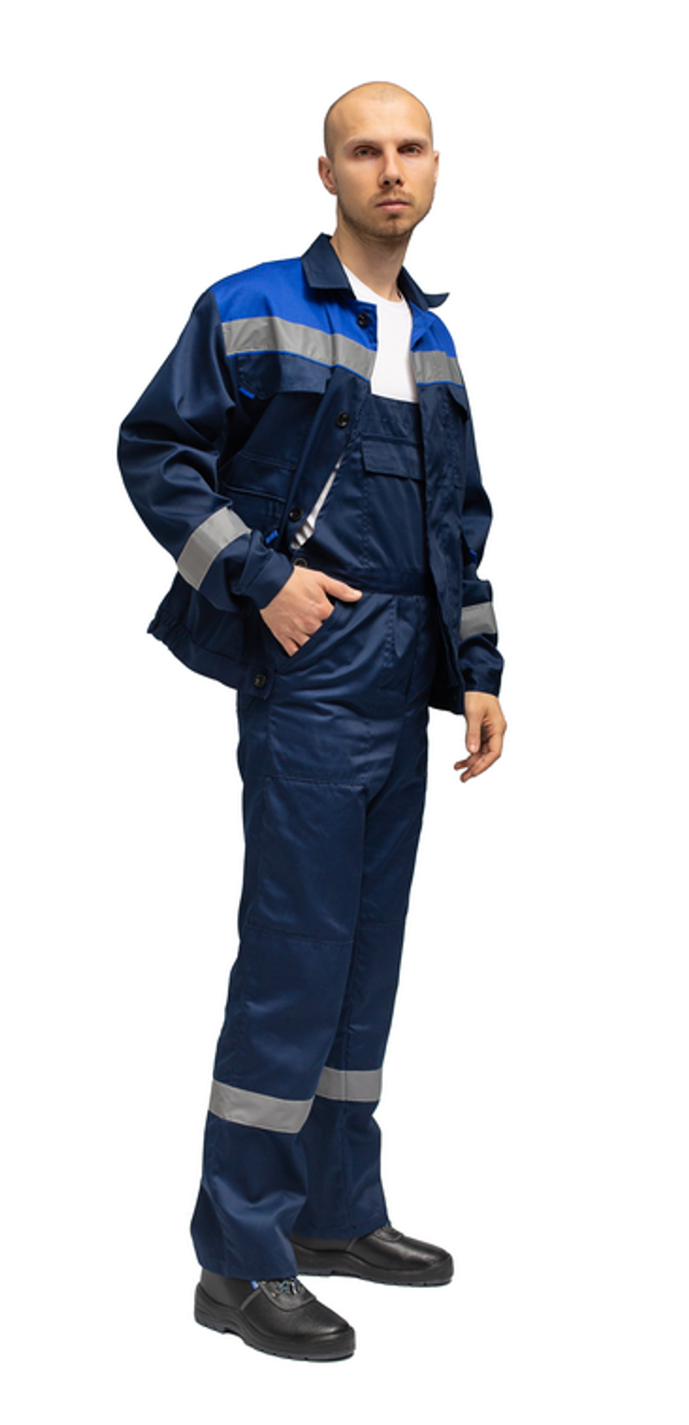 Костюм антистатический "Электрон-МПТ" синий/василек (летний) - ПОД ЗАКАЗ