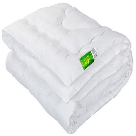 Одеяло "АВТ. ЛЕБЯЖИЙ ПУХ-CLASSIC" всесезонное, плотность 300 г/м2, цвет белый, микрофибра, Россия.