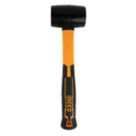 Киянка резиновая черная 220 гр с фиберглассовой рукояткой INGCO