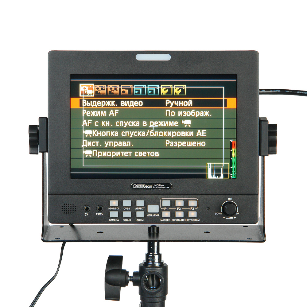 Видеомонитор GreenBean UHDPlay 1912 3G-SDI/HDMI 7' 4K