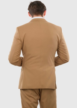 Мужской костюм тройка (песочный) А107