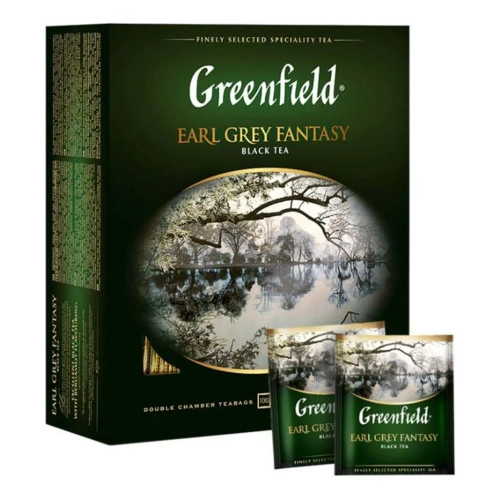 ГРИНФИЛД Эрл Грей Фентези (Greenfield - Earl Grey Fantasy) черный, бергамот 100/1шт