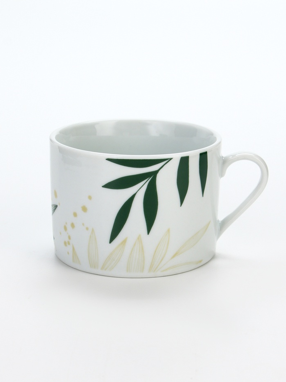 Чайная пара керамическая «Листья», 200 мл