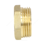 Заглушка латунь Ду 20 (3/4") НР LD LD.65.505.20