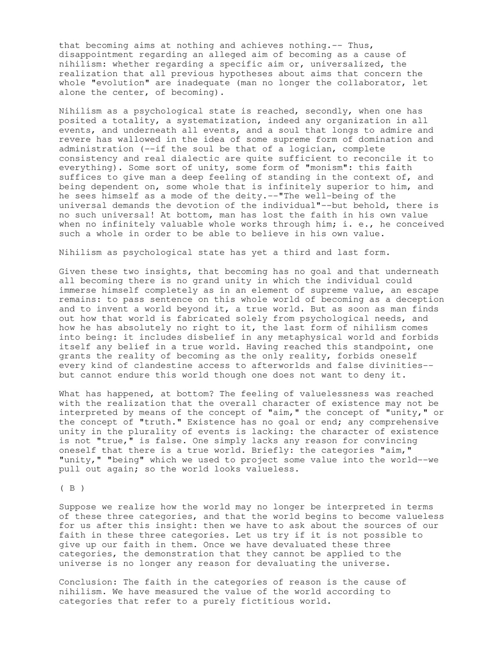 The will to power | Ф. Ницше