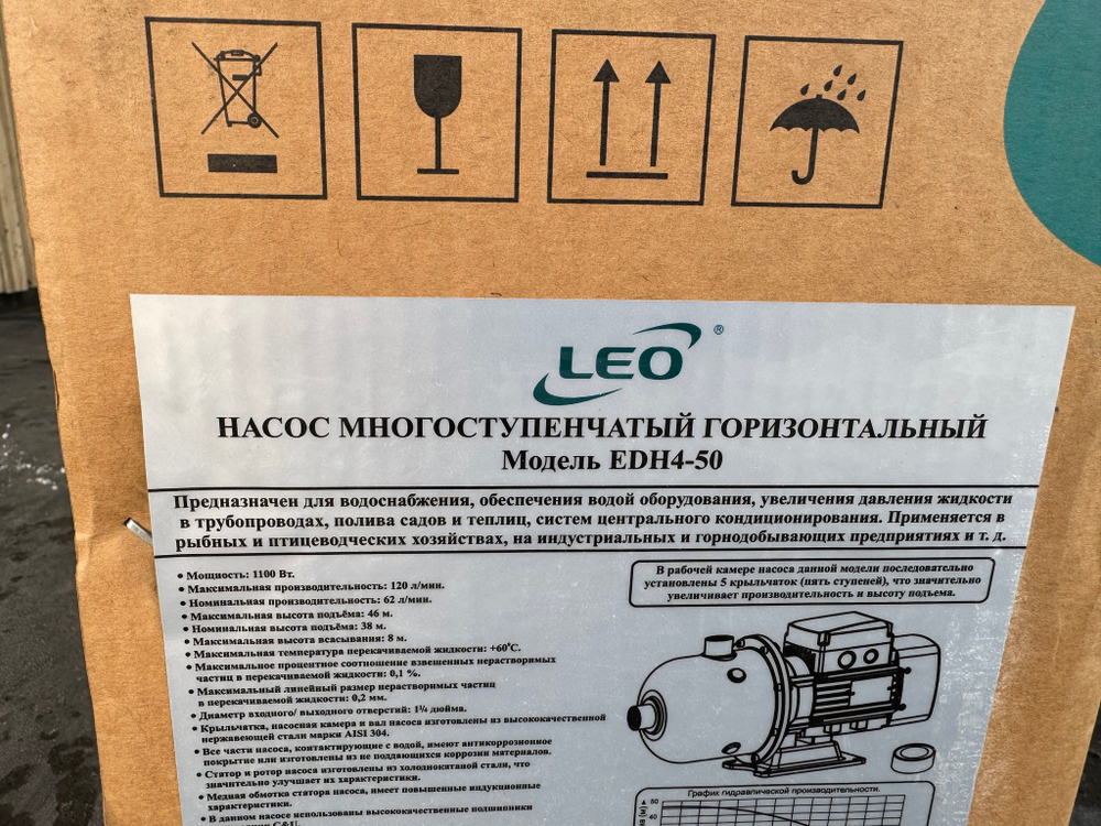 Насос LEO EDH 4-50 (380 В)