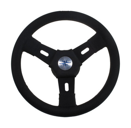 Рулевое колесо ELBA обод и спицы черные д. 300 мм