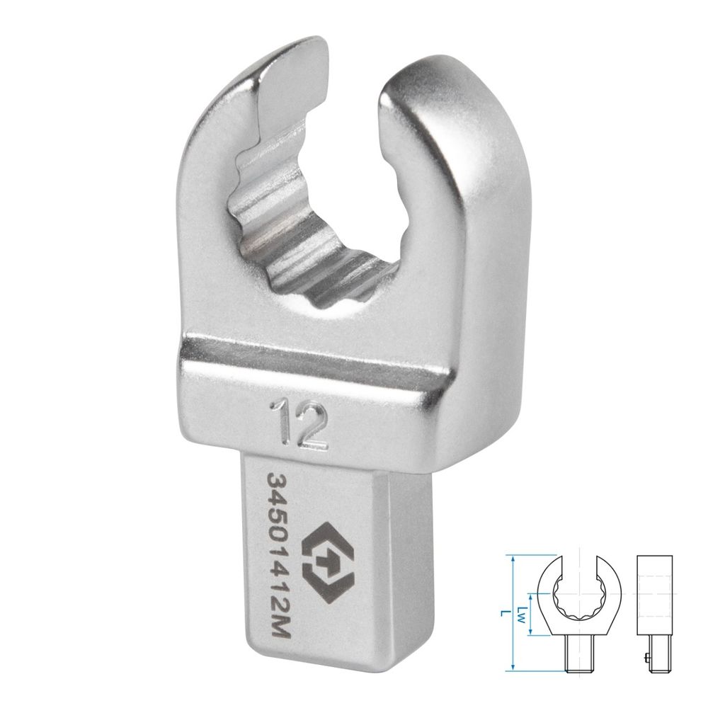 KING TONY (34501412M) Насадка разрезная серии "FIT", 12 мм, 9х12 мм