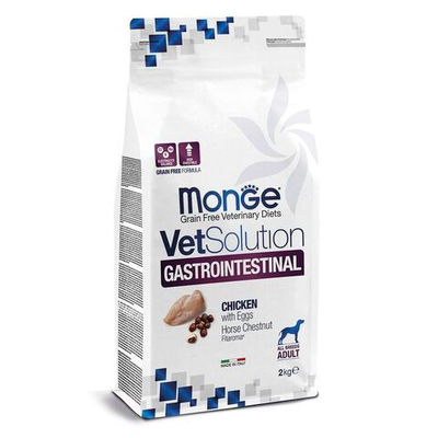 Лечебный корм Monge VetSolution Dog Gastrointestinal (Монж Гастро) сухой корм для собак 2 кг
