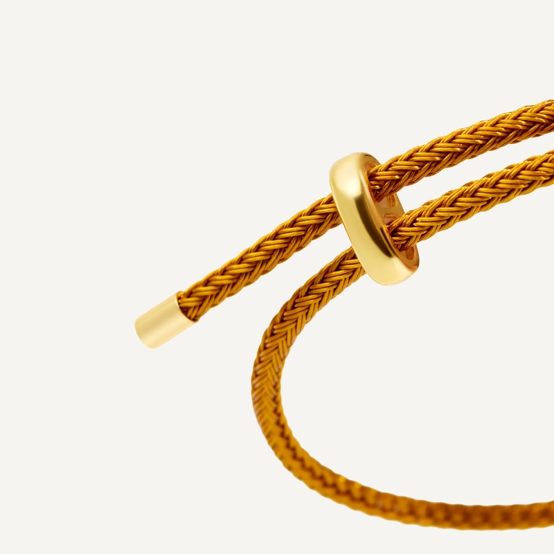 Браслет Просто Шнур – Золотой