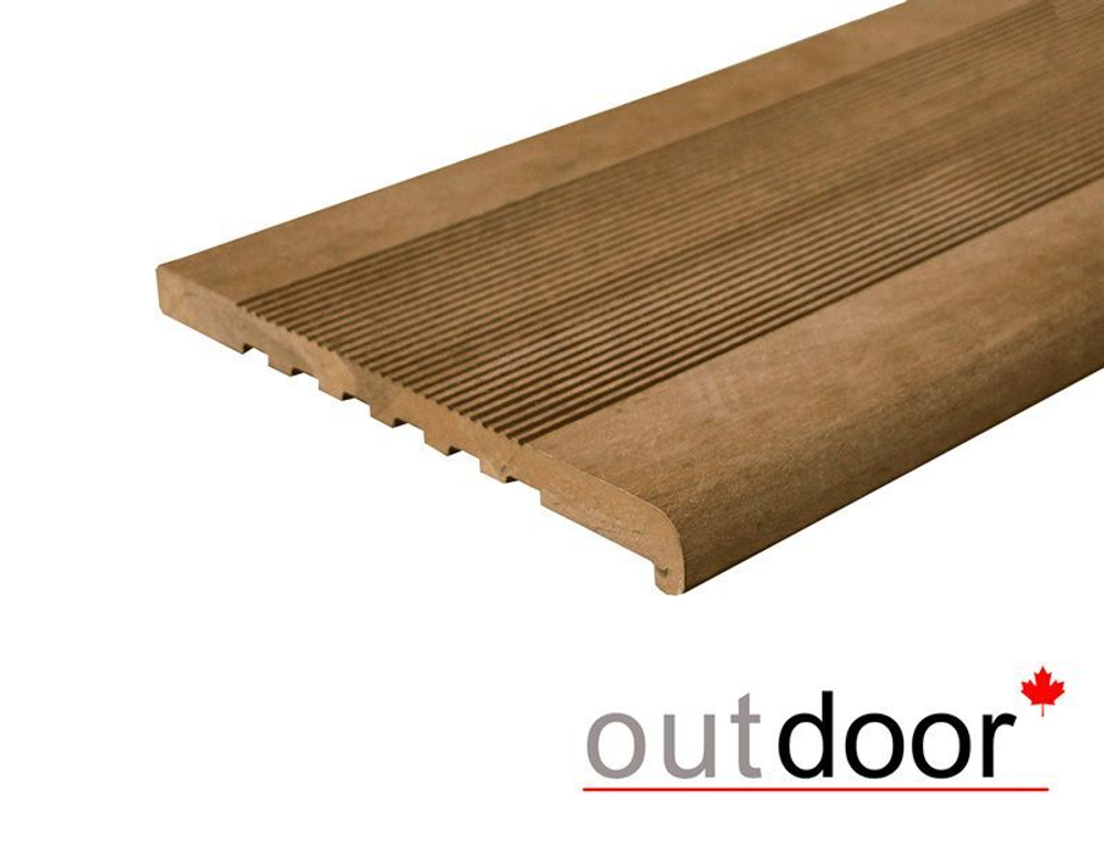 Ступень ДПК Outdoor 348*23*4000 мм полнотелая дуб