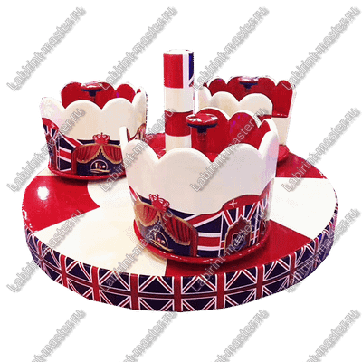 Электрическая карусель детская 4KIDS "Праздничный сюрприз"