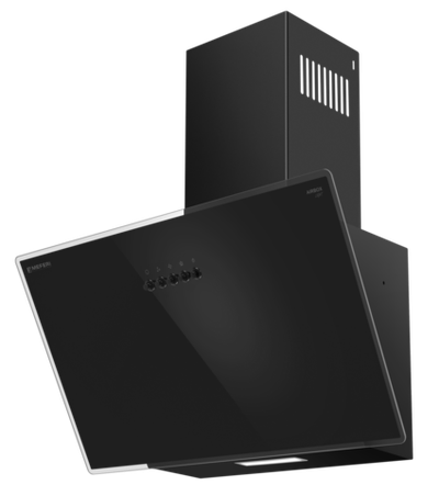 Наклонная пристенная вытяжка Meferi AIRBOX60BK LIGHT