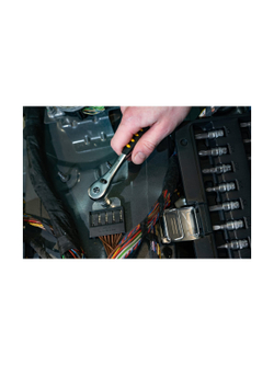 Трещотка 1/2 Inforce DR, Количество зубьев 72 шт, Сталь Cr-V, Длина 260мм, Профессиональная, 06-05-47