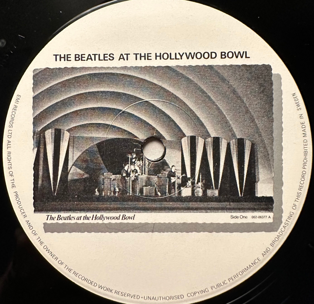 The Beatles - The Beatles At The Hollywood Bowl (Швеция 1977г.)