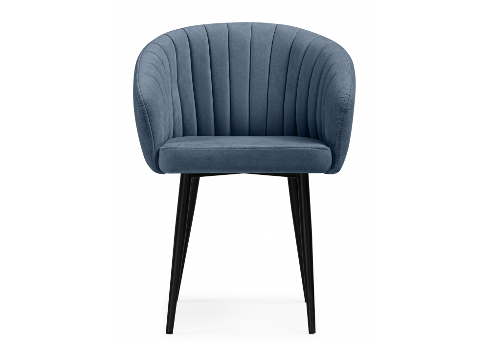 Стул на металлокаркасе Woodville Моншау marseille 30, черный, ножки черные