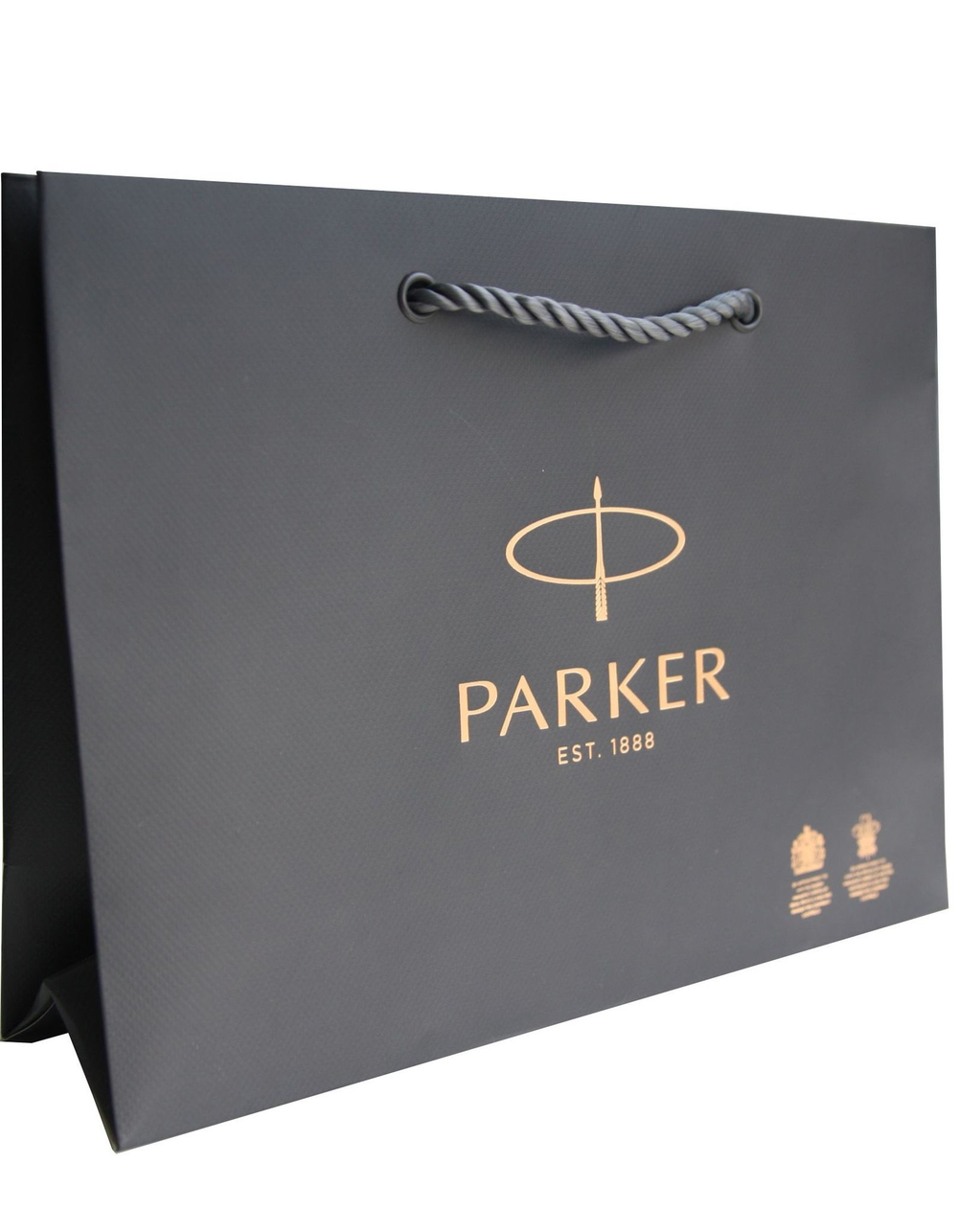 Подарочный набор с гравировкой с ручкой Parker Jotter XL Monochrome Black (черный с орнаментом)