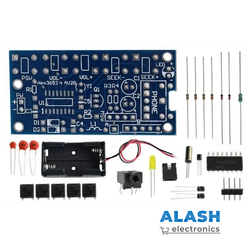Набор для самостоятельной сборки и пайки "FM-радиоприёмник 76-108Мгц" DC 1.8-3.6В без корпуса + батарейки (У)