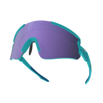 Спортивные очки HILX Ronin Matt Aqua Green / Purple Polarized Lens