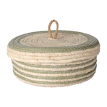 Корзина круглая с крышкой 21*8.5 см