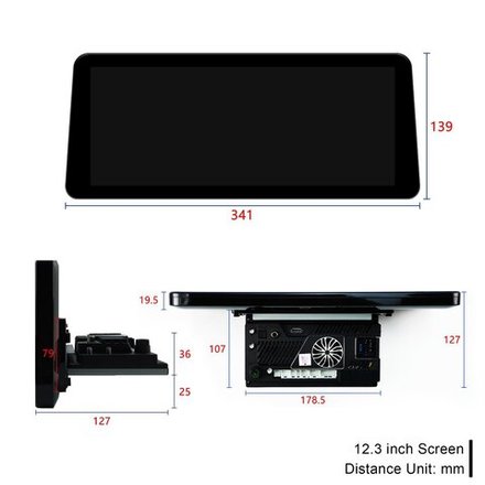 Магнитола для Peugeot 3008, 4008, 5008 2016-2024 - Redpower 85408XLB монитор 12.3" QLED в стиле BMW, Android 14, CarPlay, 4G SIM-слот