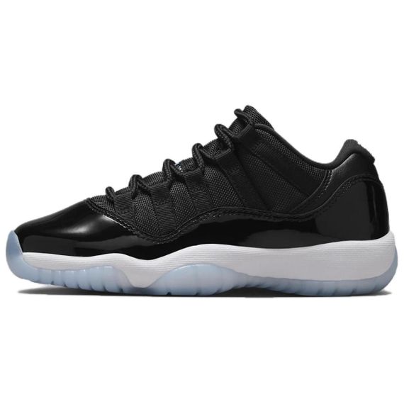 Jordan Air Jordan 11 Детские баскетбольные кроссовки Низкие Черный/Белый Унисекс