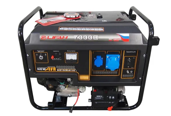Бензиновый генератор "LIFAN" 6 GF-4 (LF7000E)