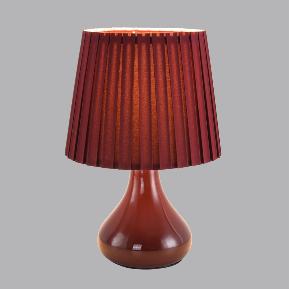 8185/1T COUNTY LN25 000 бордовый, керамика/текстиль Настольная лампа E14 1*40W 220V NAINA
