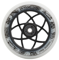 Колеса Комета Атом, Белый/Черный(2шт)