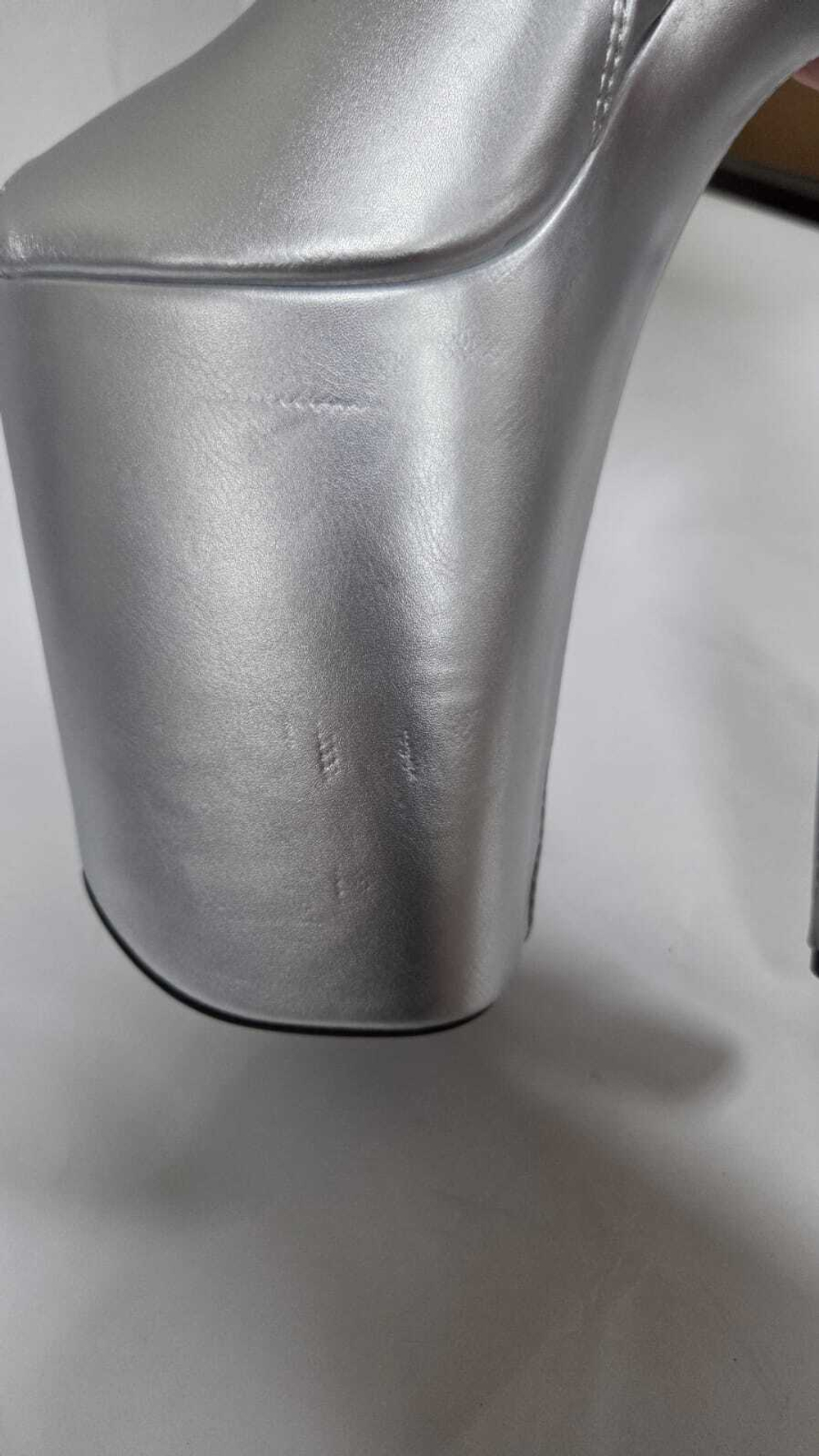 KIKO. Ботильоны четверки. PU. Открытые - SHDB-015-4-PU-sil-sale37_031