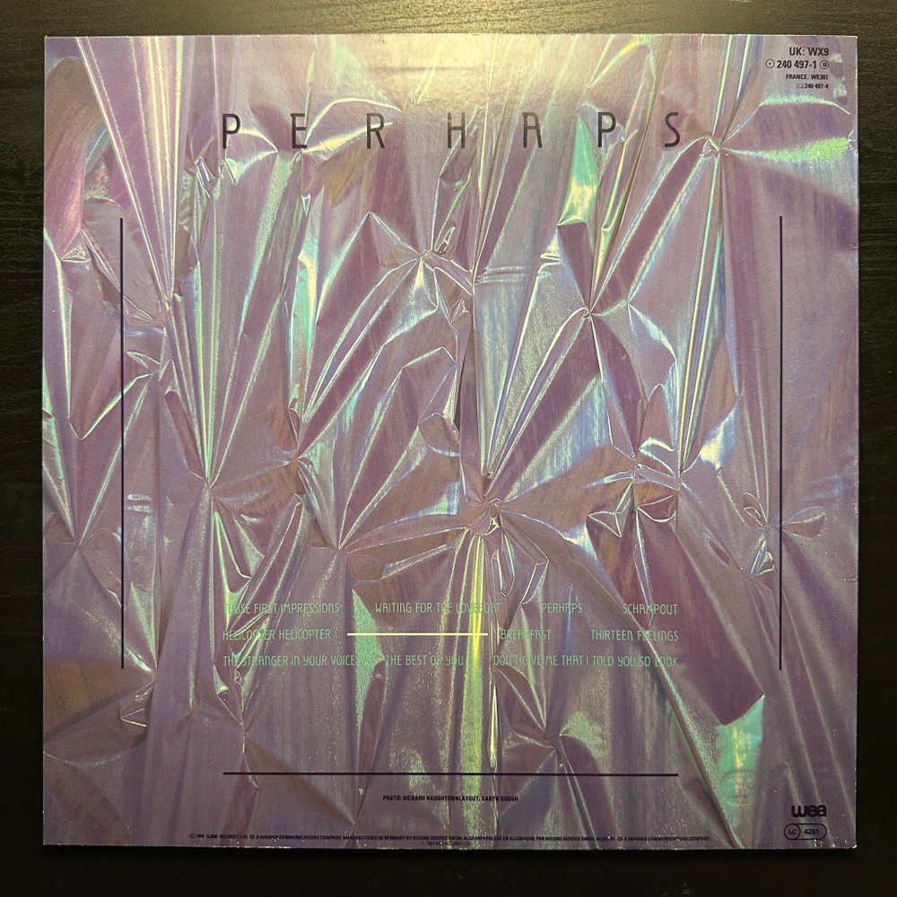 The Associates - Perhaps (Германия 1985г.)