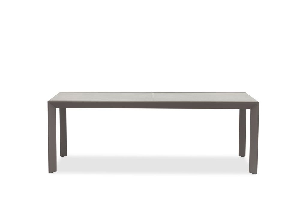 Nora-Andy 10N, комплект обеденной мебели антрацит/серый, алюминий/тик