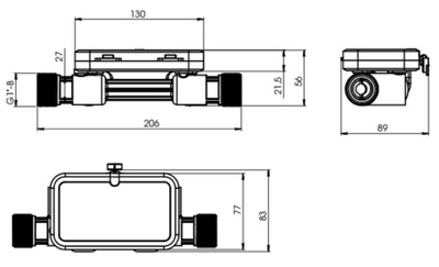 Счетчик газа РАДАН Принц-М G10