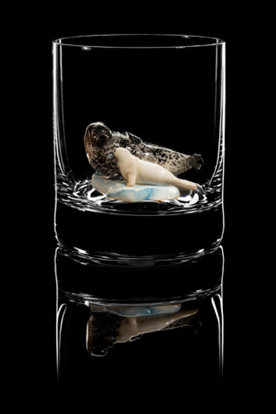 Бокал для виски. Нерпа пятнистая. Новая коллекция.