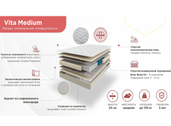 Vita Medium, матрас