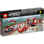 LEGO Speed Champions: Уникальный гараж Ferrari 75889 — Ferrari Garage 250 GTO, 488 GT — Лего Спид чампионс Чемпионы скорости