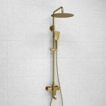 Душевая система WasserKraft Aisch 5500 SET2669 золото матовое