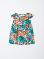 Платье с крылышками "Тропики"