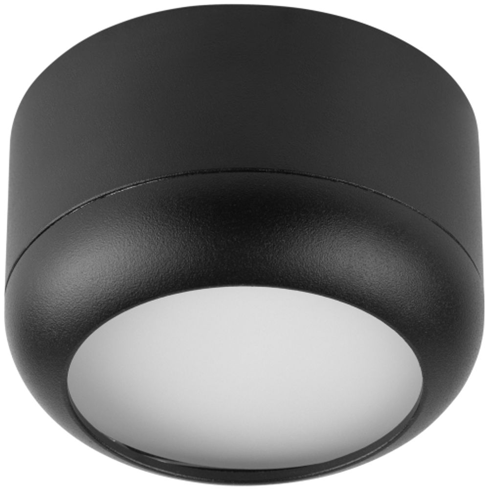 Светильник настенно-потолочный спот ЭРА OL56 BK под лампу GX53 черный IP20