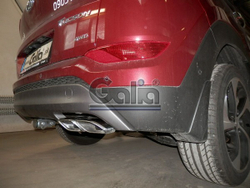 Фаркоп оцинкованный Galia H095A для Hyundai Tucson дорестайл 2015-2018, Kia Sportage 4 дорестайл 2015-2018(паспорт и сертификат в комплекте)(без электрики)
